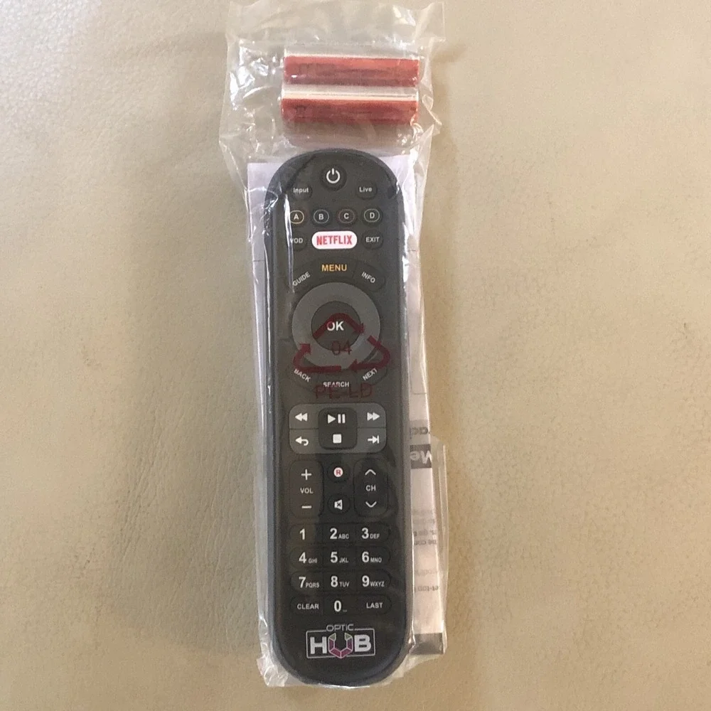 New With Batteries TV Netflix Remote Control URC2135